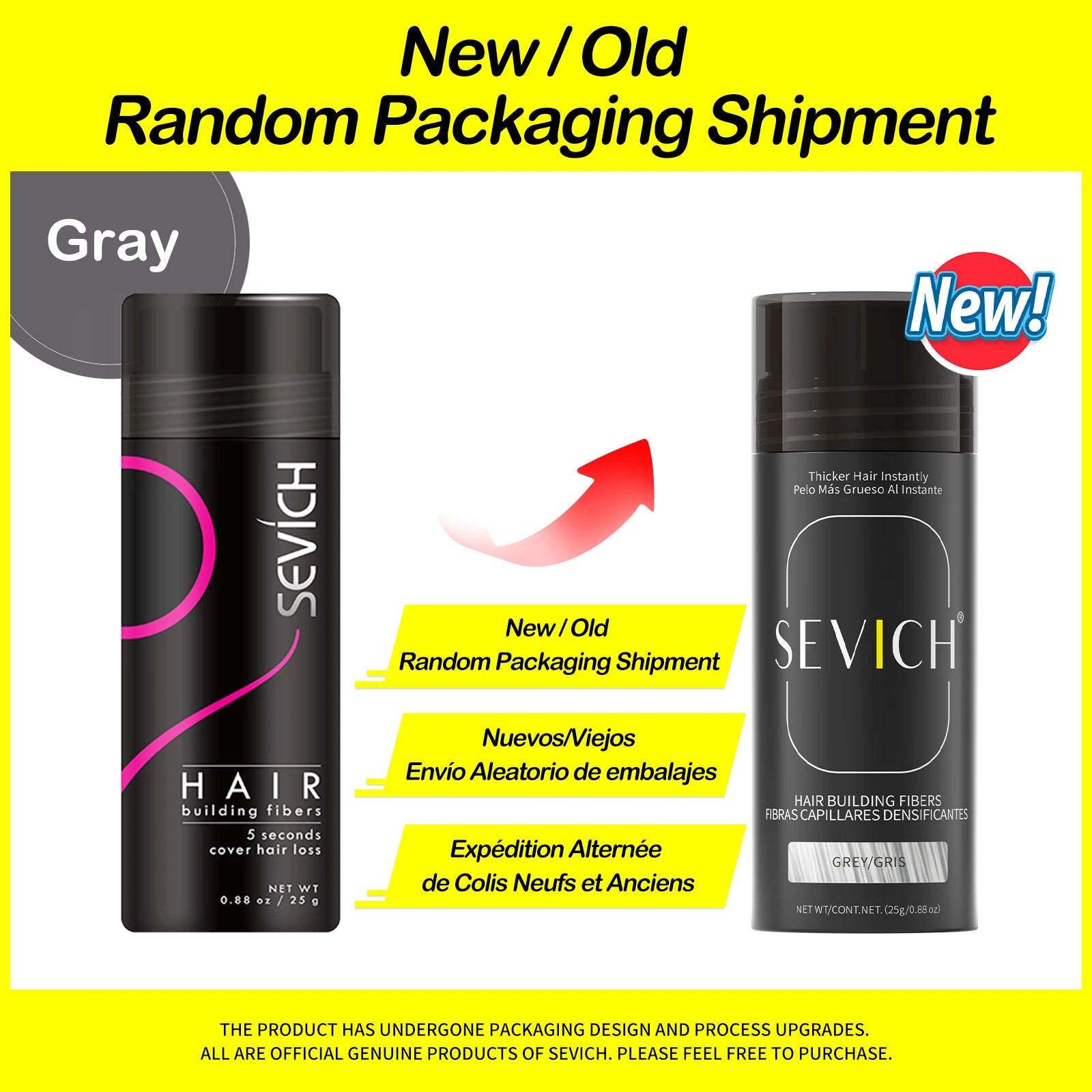 Sevich Hair Building Fibers – Thicken & Conceal